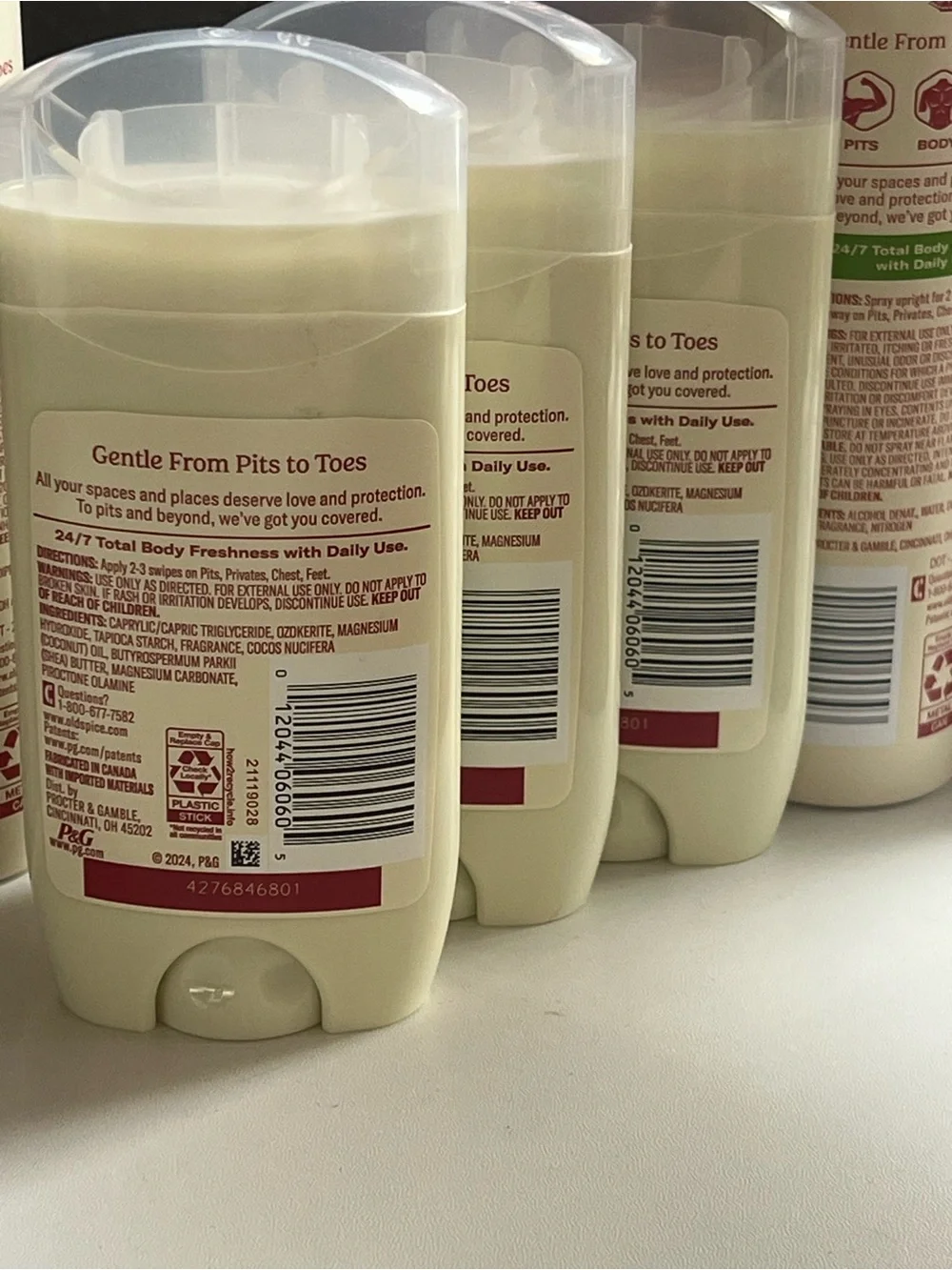 Old Spice Total Body Deodorant Bundle of 7 Total Fiji Scented Al Are Brand New!